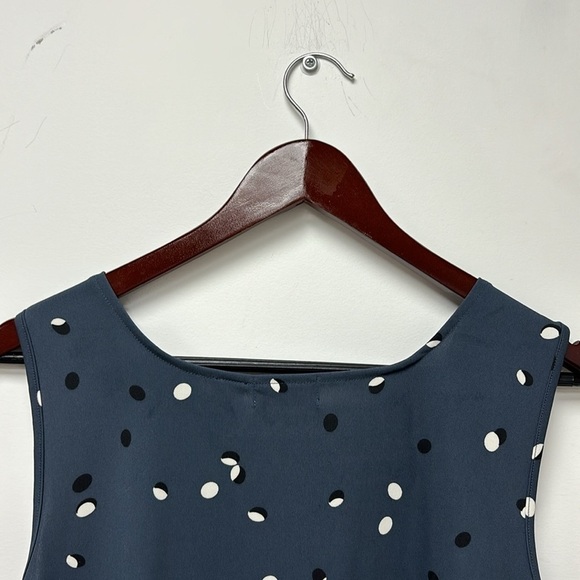Liz Claiborne Womens Polka Dot Set sleeveless shirt size L - Picture 8 of 14